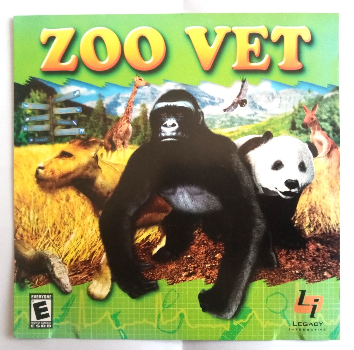 Zoo Vet PC CD-ROM Software Legacy Interactive (disk only)