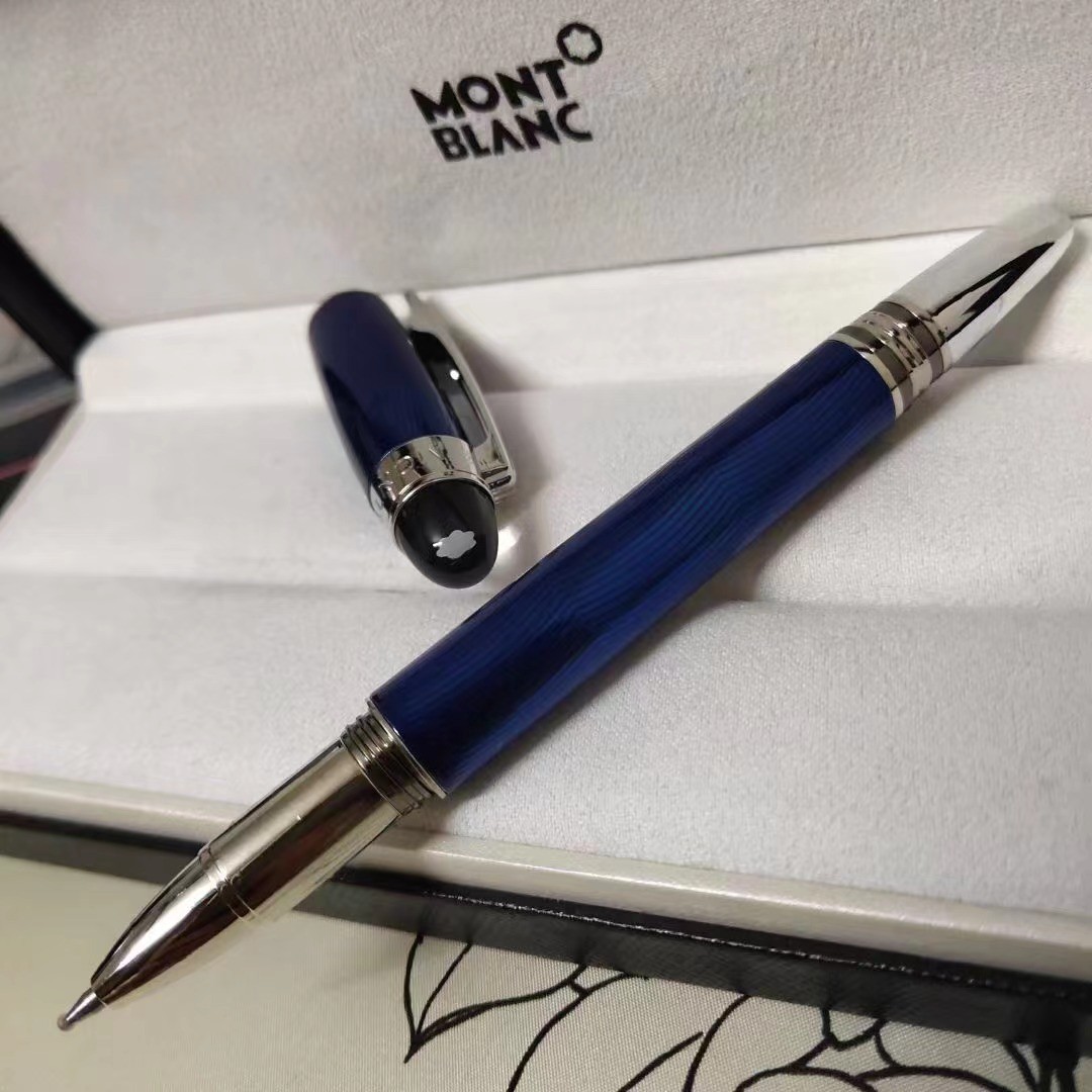 Montblanc Meisterstuck Solitaire 163 Silver Doue Ballpoint Pen