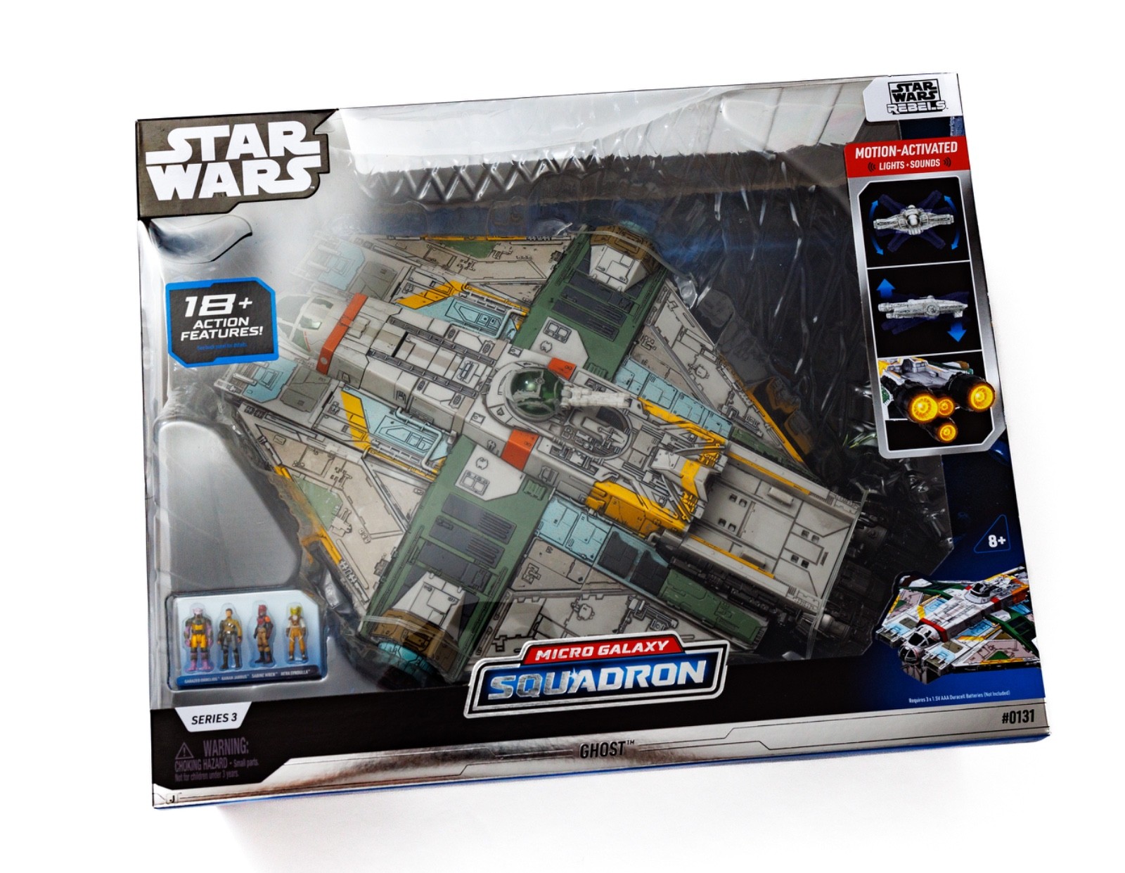 Micro Galaxy Squadron Ghost Vehicle Replica Figures Star Wars Rebels SEALED