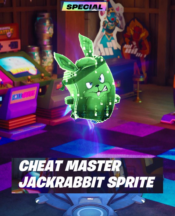 FN NEW Special Mythic CHEAT MASTER JACKRABBIT SPRITE Very Rare
