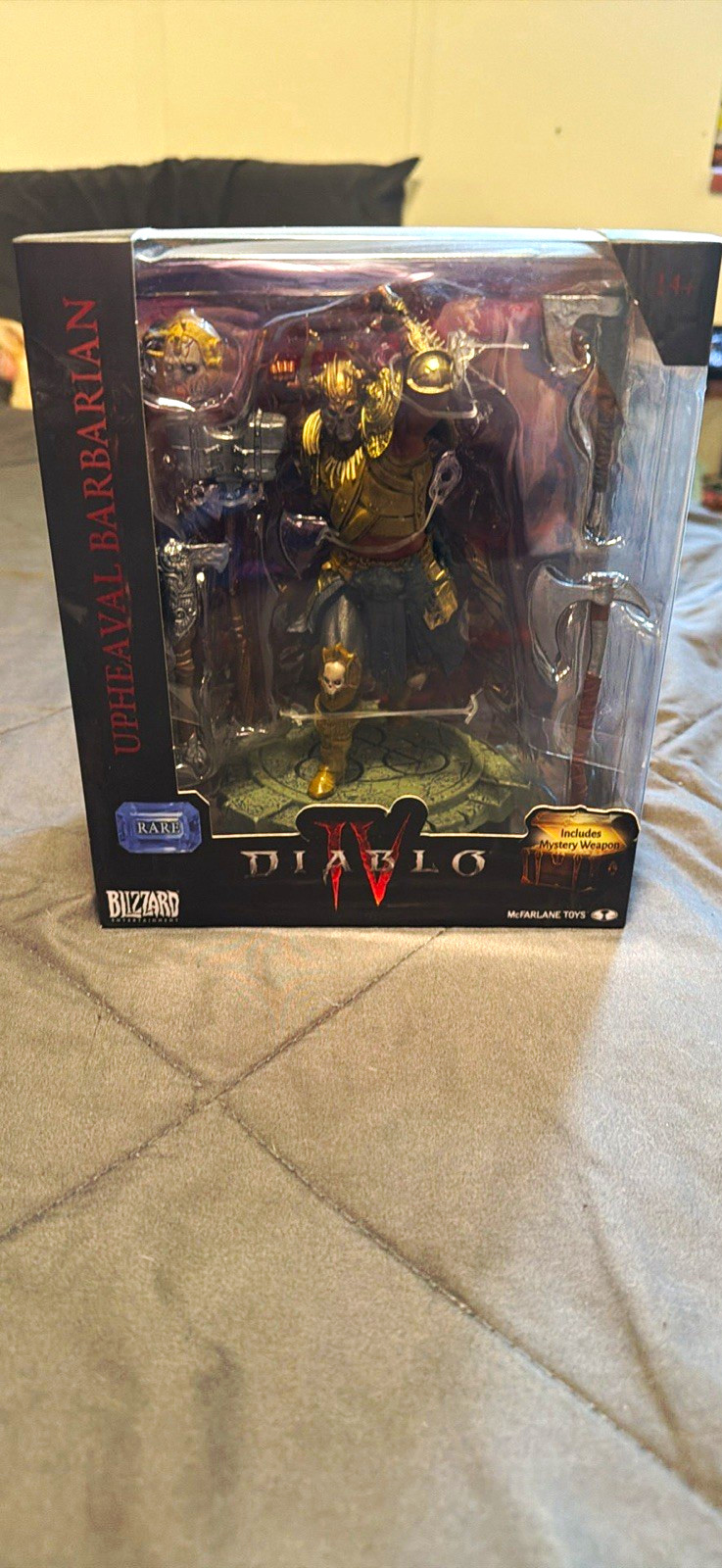 McFarlane Toys Diablo IV Upheaval Barbarian Action Figure w/ Mystery Weapon