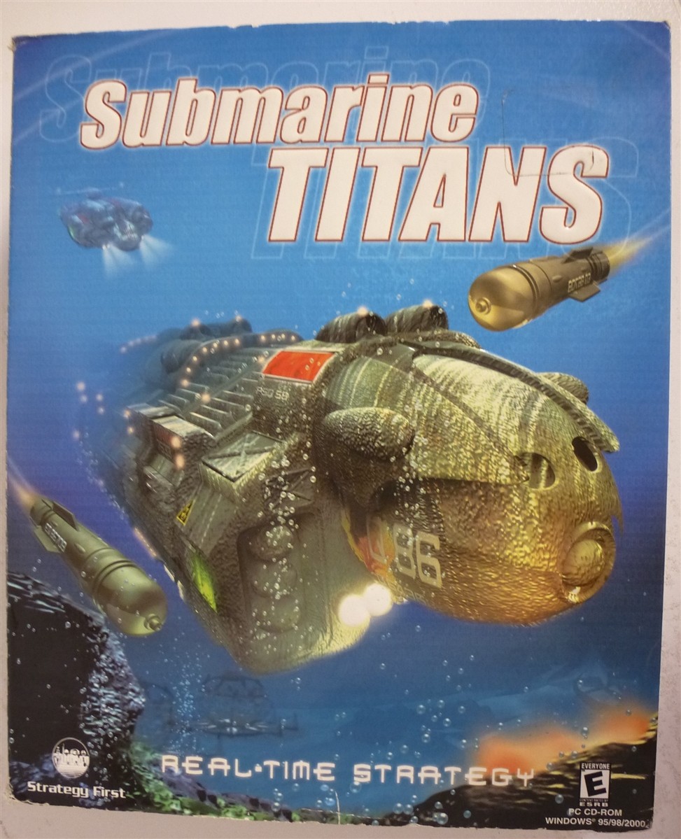 Video Game PC Submarine Titans Real Time Strategy NEW SEALED Big Box SEE PICS