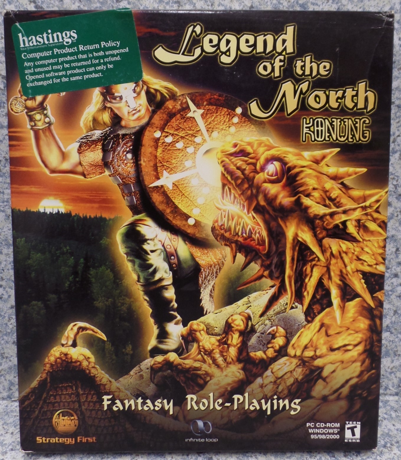 Video Game PC Legend of the North Konung 2001 NEW SEALED Big Box #2
