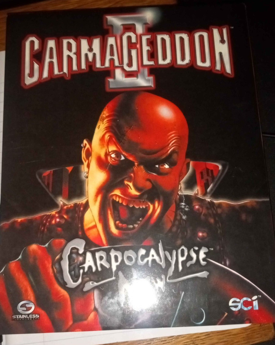 Carmageddon 2: Carpocalypse Now (PC, 1998) Big Box with Official Graphics Pack