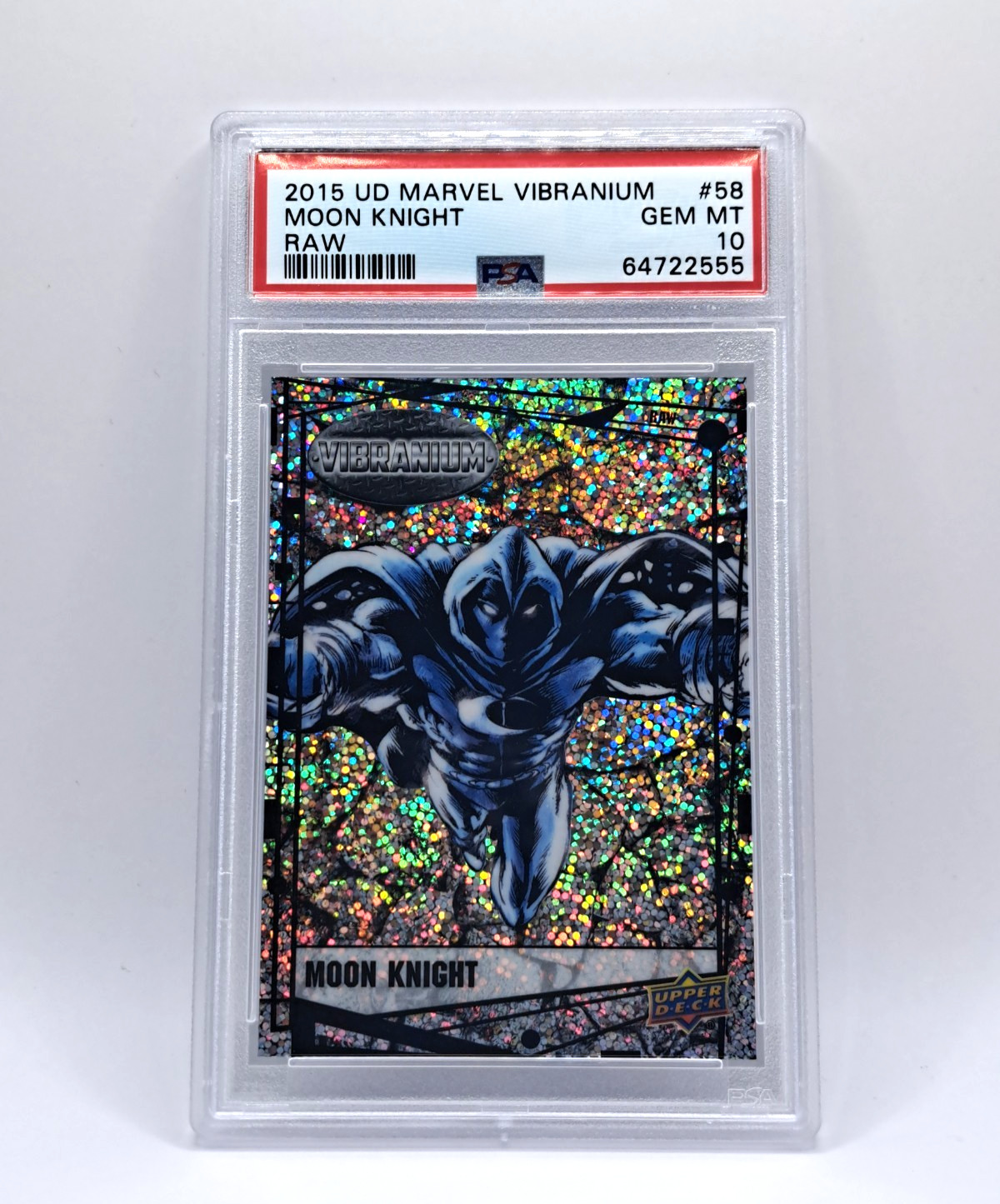 2015 Marvel Vibranium Moon Knight #58 RAW - PSA 10 GEM MINT