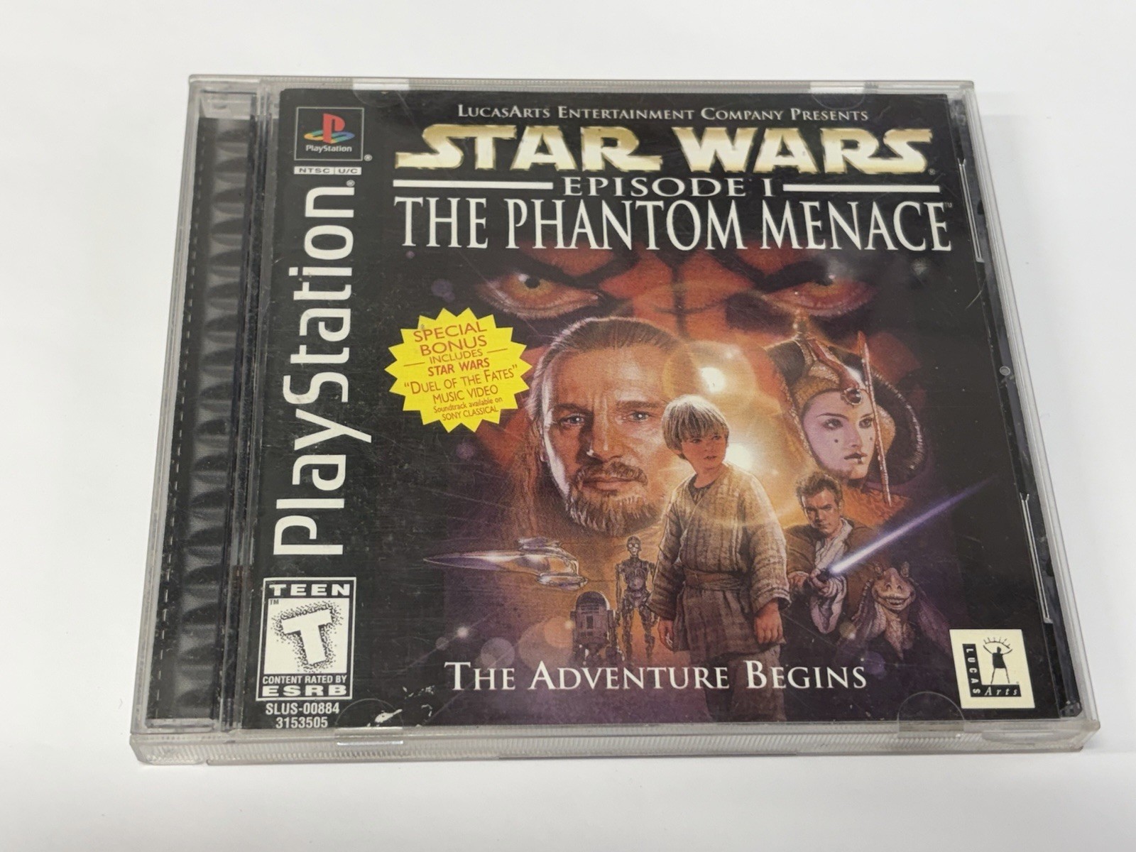 Star Wars Episode 1 The Phantom Menace PlayStation 1 PS1 Complete Tested Manual
