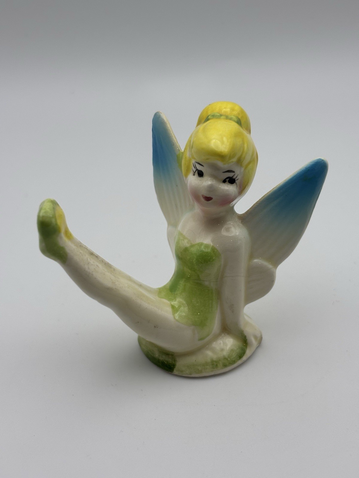 Vintage Rare Disneyland Tinkerbell Enesco Ceramic Figurine 1960's Era