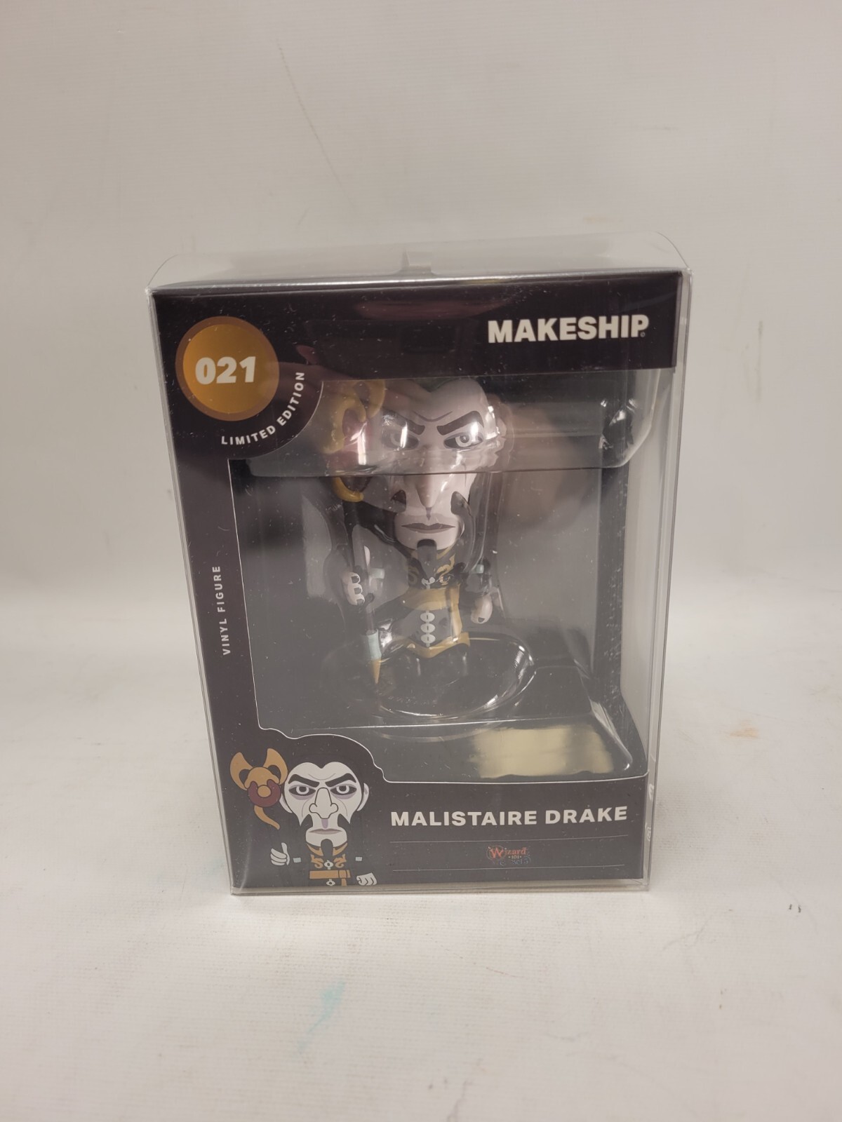 Makeship Wizard 101 Malistaire Drake 021 Limited Edition Vinyl Figure