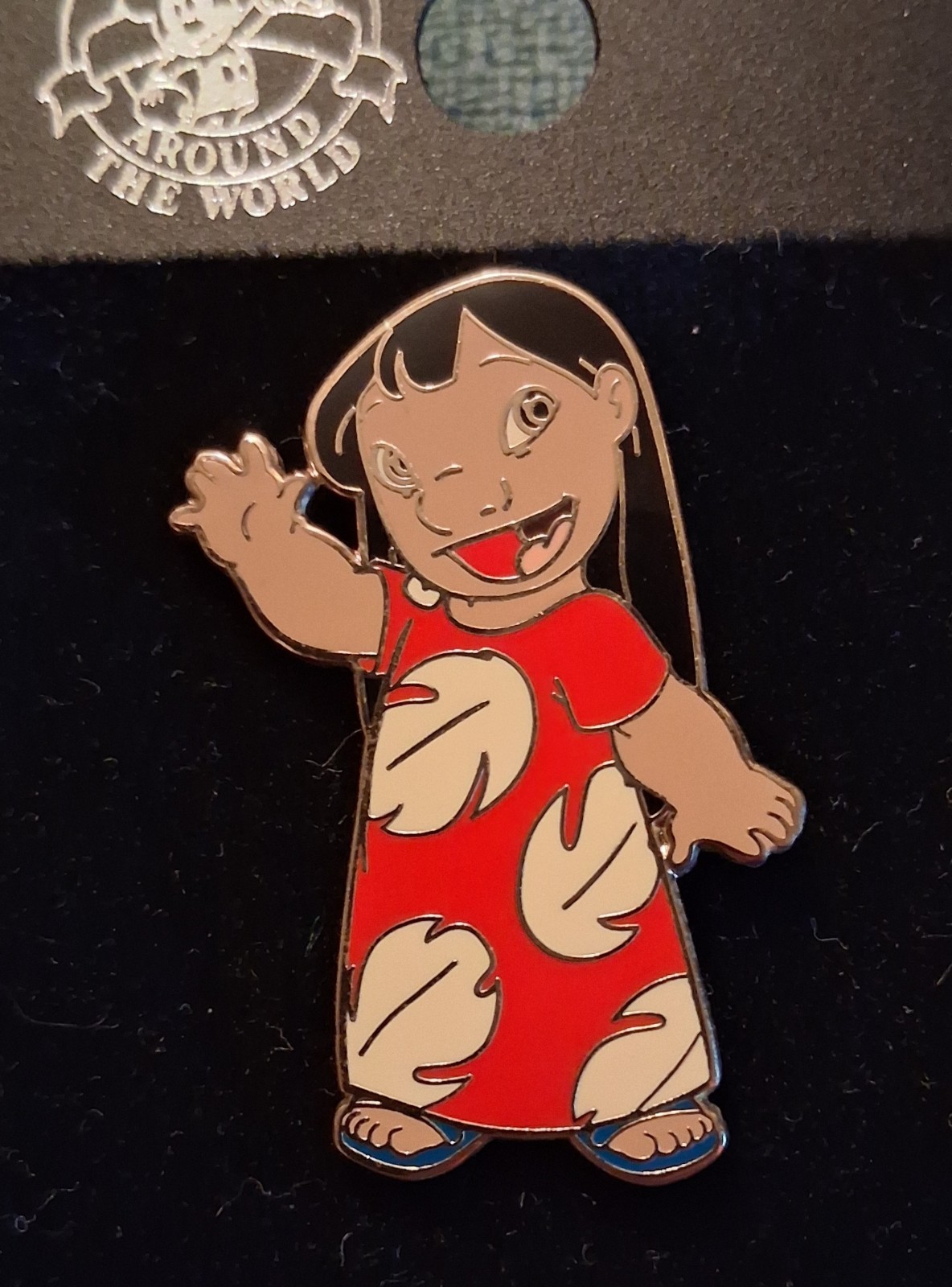 W12-63 DISNEY PIN - LILO IN A HAWAIIAN DRESS / FROM LILO & STITCH - 2002 - NEW
