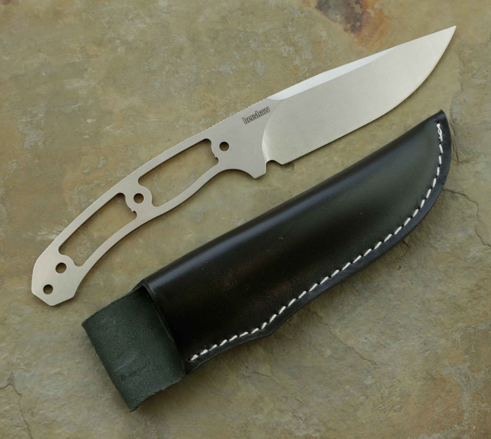 Vintage Kershaw 1085 Diskin Hunter Fixed Blade blank Discontinued knife New