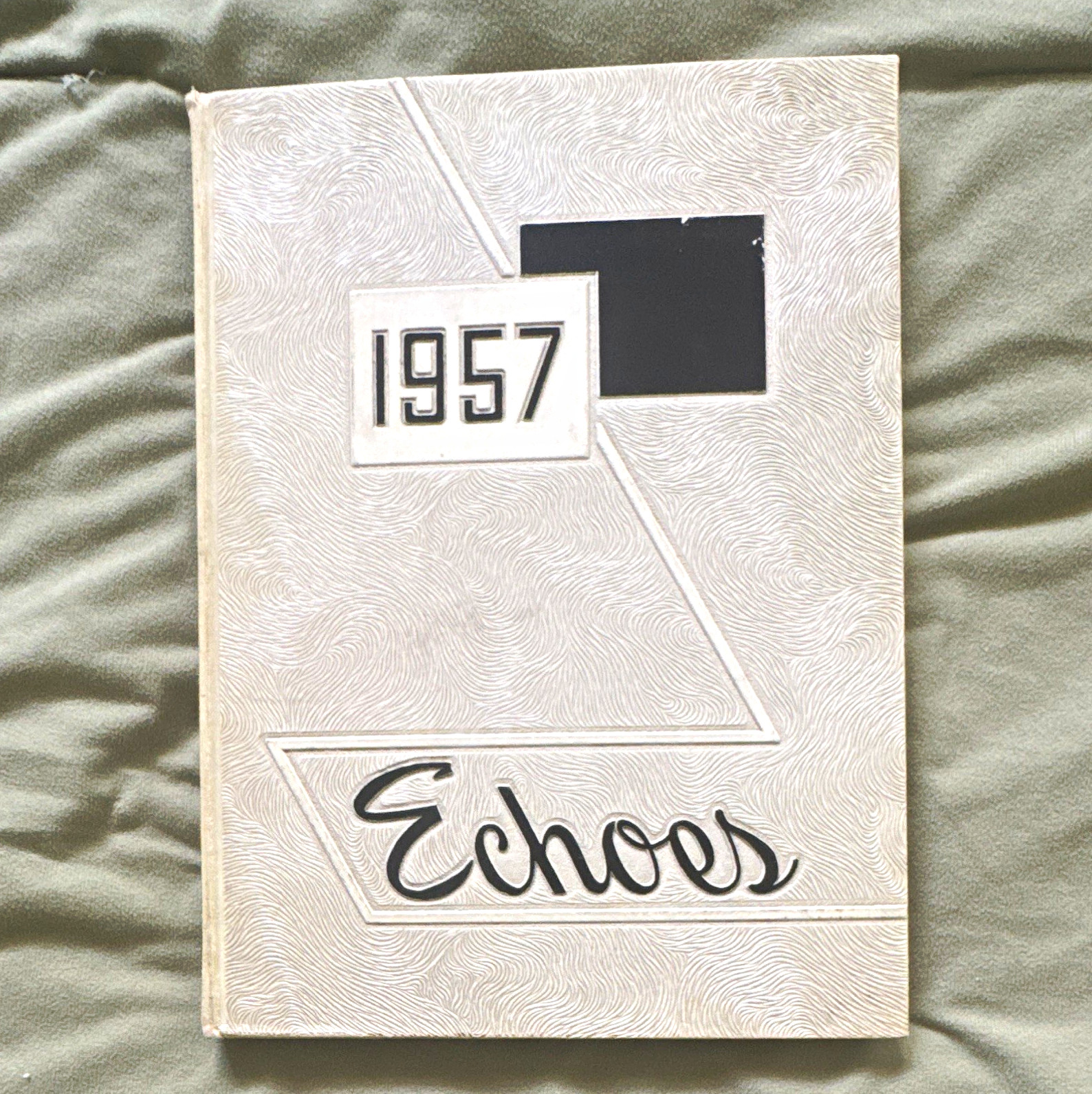 1957 Echoes Loyola University College of Arts & Nursing Yearbook Original