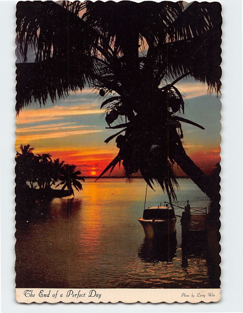 Postcard The End of a Perfect Day