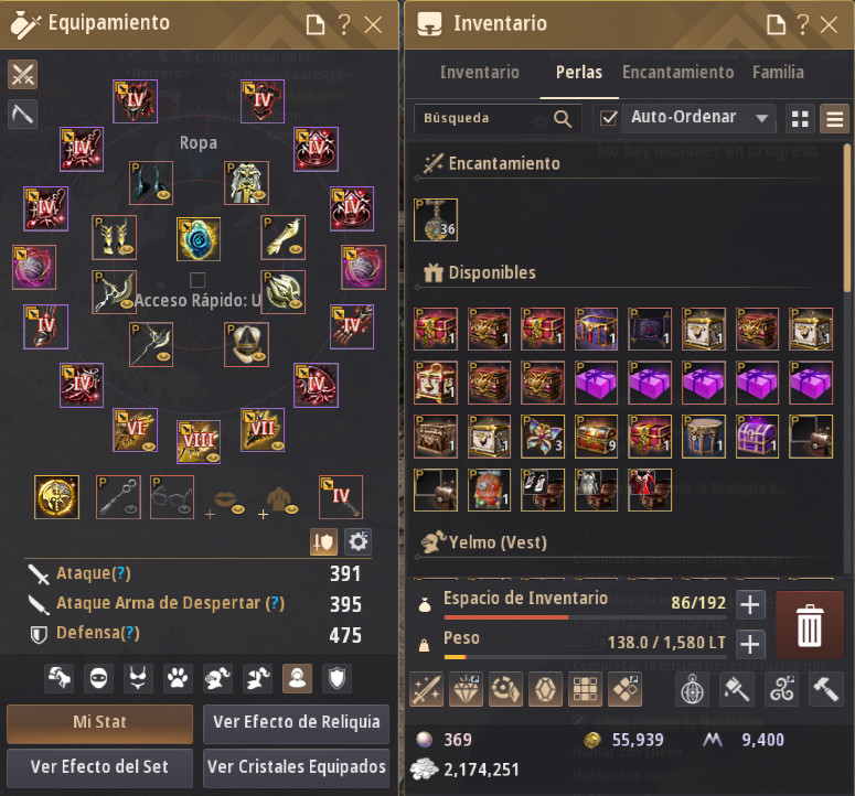 [SA] Black Desert Online - End Game 394/474 PA/PD