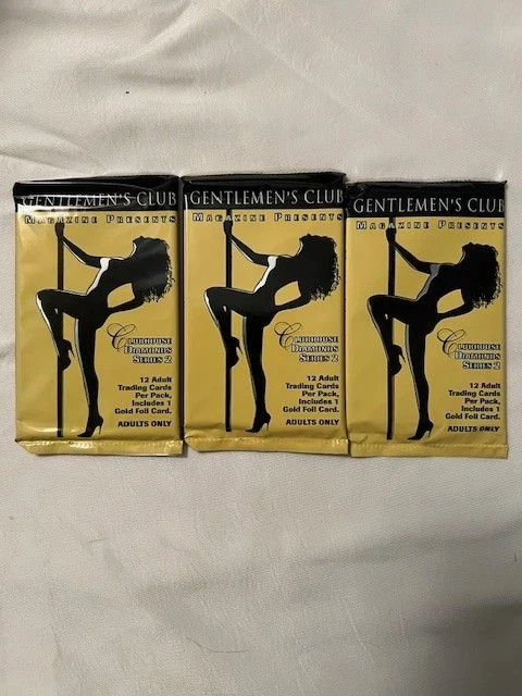 1993 GENTLEMEN'S CLUB CLUBHOUSE DIAMONDS  SERIES 2. SINGLE PACK FROM SEALED BOX