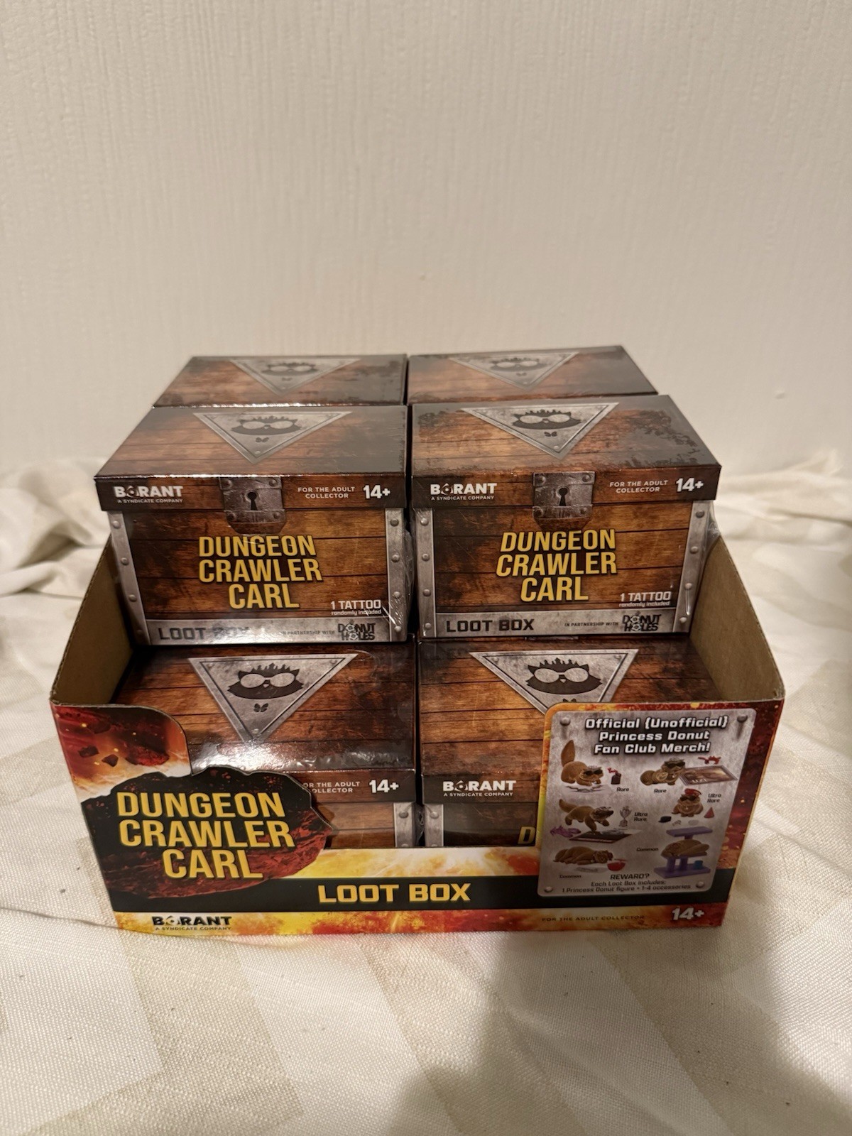 Dungeon Crawler Carl Sealed Retail Loot Box Case Lot - 10 Unopened Blind Boxes