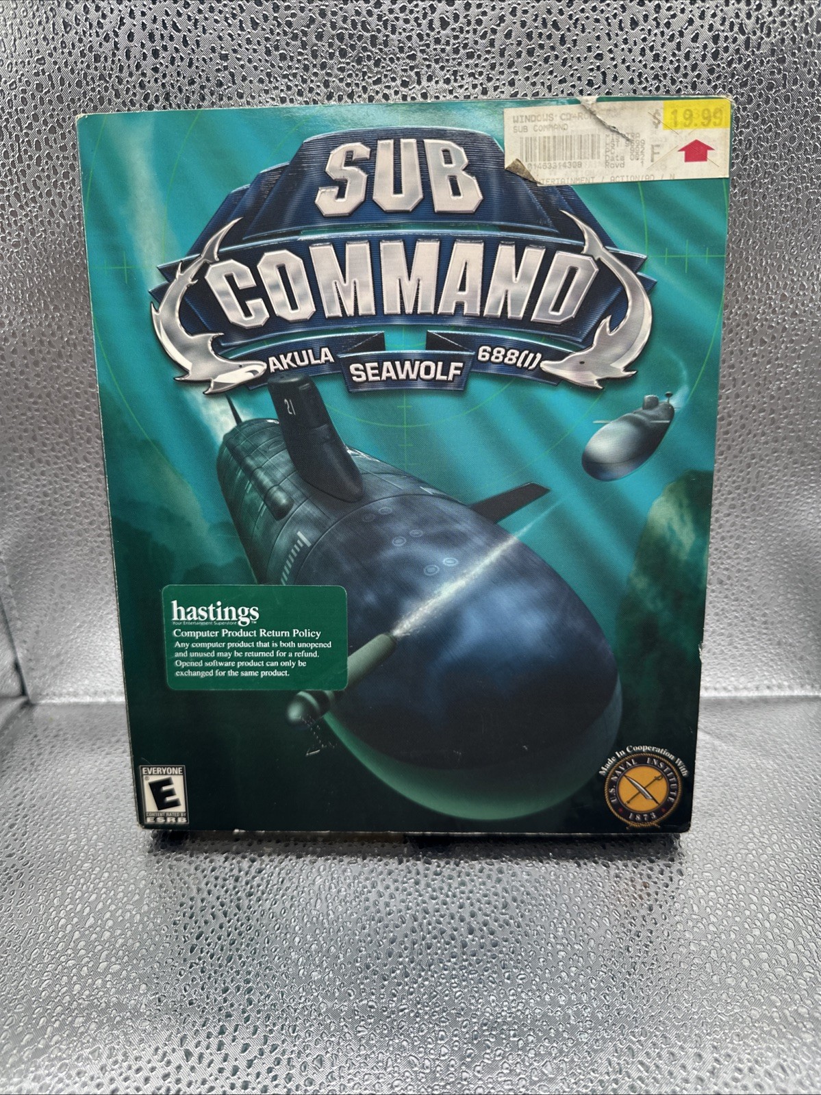 Sub Command: Seawolf PC  Game Big Box (2001) EA Complete In Box *FREE SHIPPING*