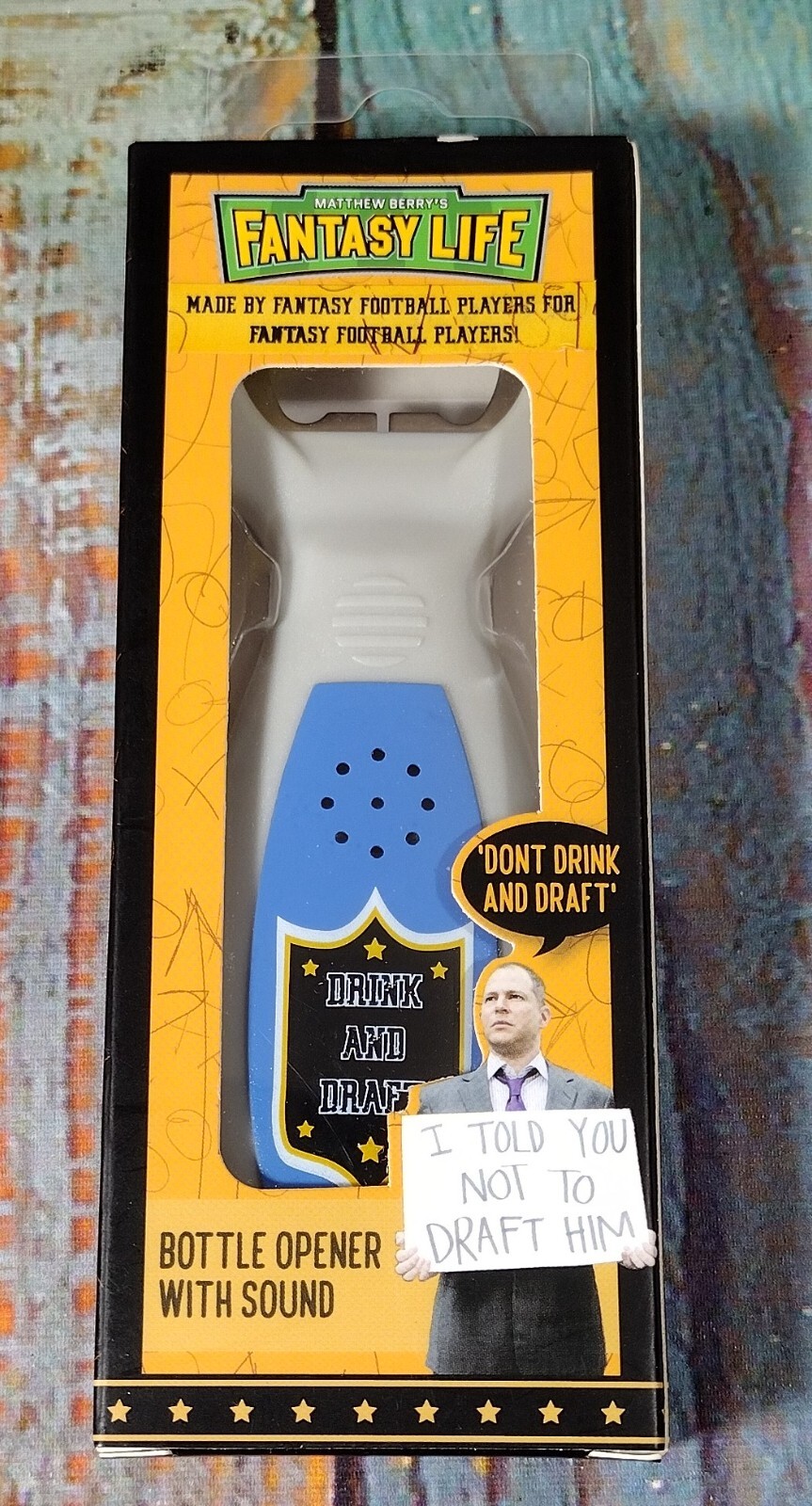 Matthew Berry's Fantasy Life - Bottle Opener with Sound - NEW