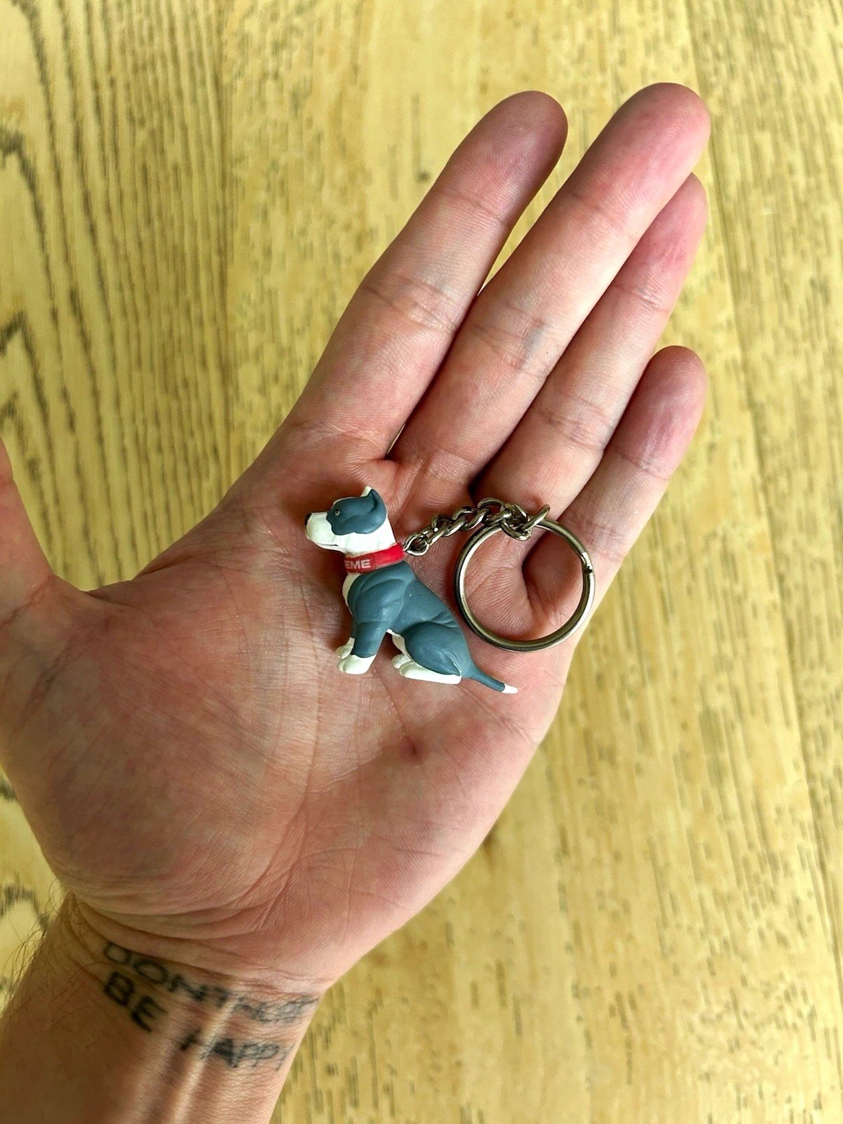 Supreme NEW SS14 Pitbull Dog Keychain/Keyring