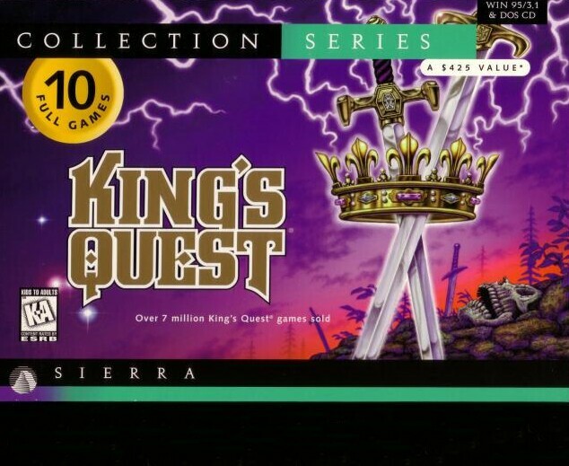 KING'S QUEST COLLECTION 1 2 3 4 5 6 7 PC GAME +1Clk Windows 11 10 8 7  XP Inst