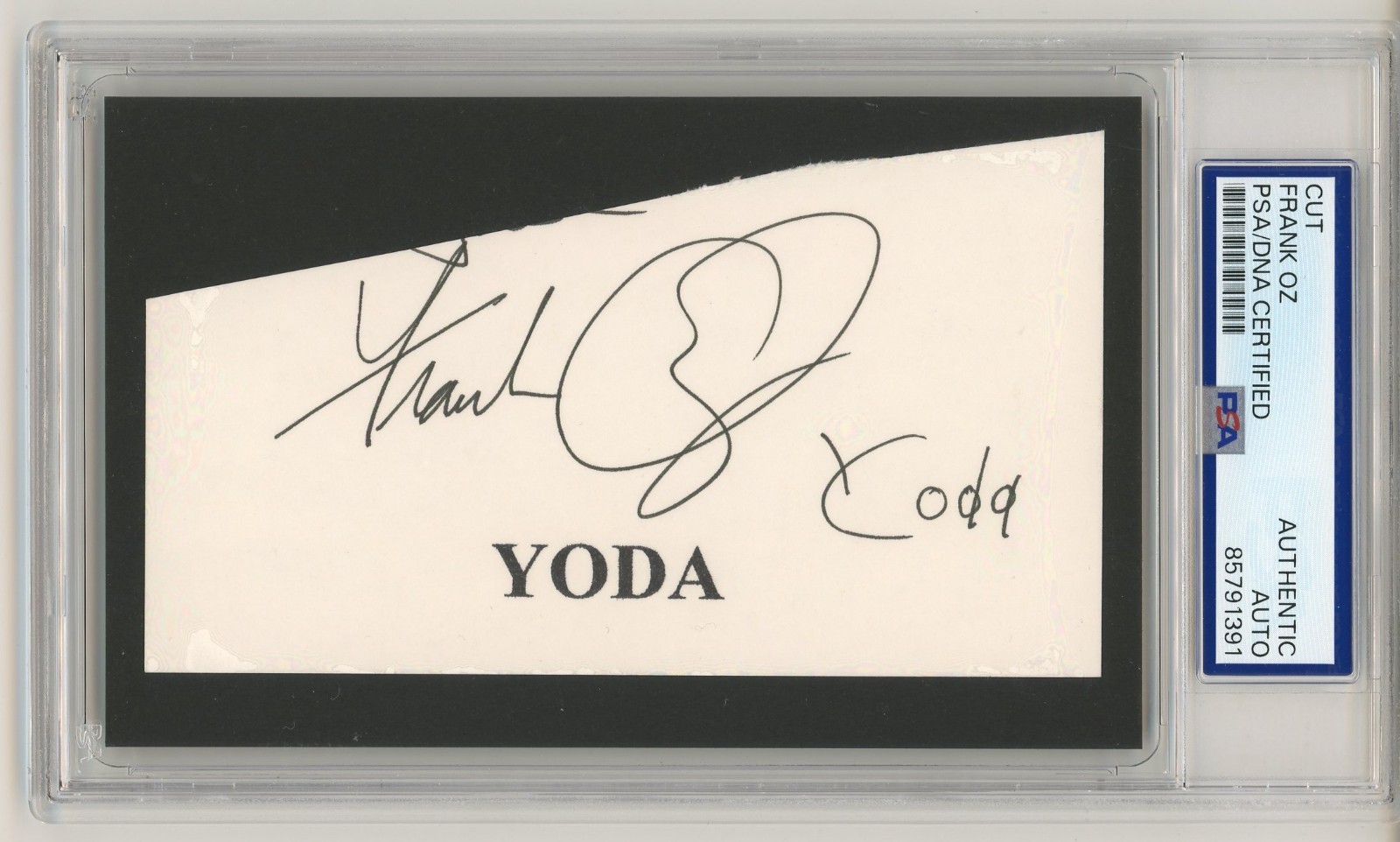 Frank Oz ~ Signed Autographed Signature as \