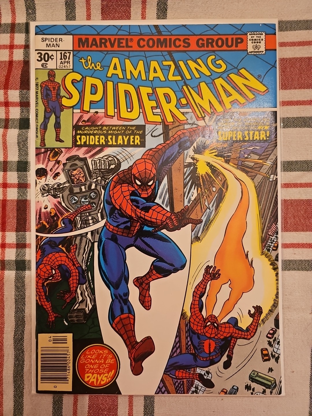 Amazing Spider-Man #167 Newsstand (PC6) High Grade