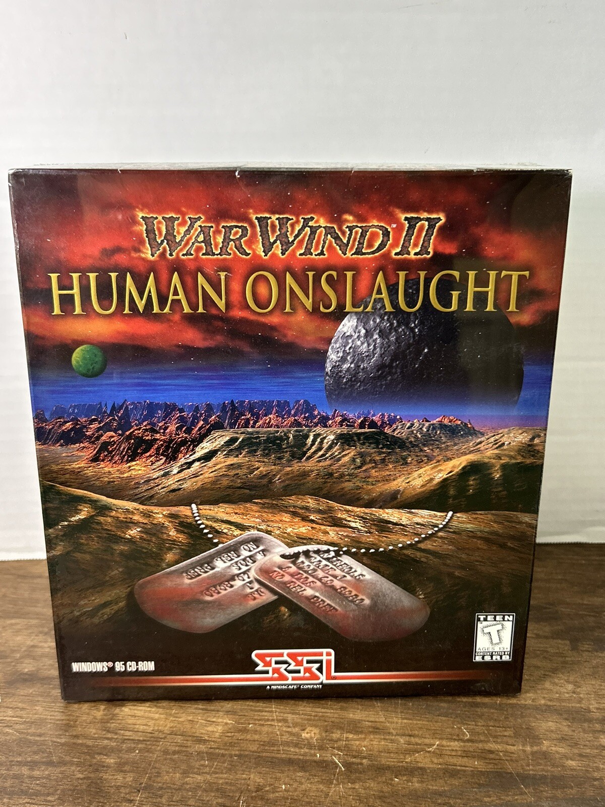 War Wind 2: Human Onslaught (PC, 1997, CD-ROM) Big Box Game New Factory Sealed
