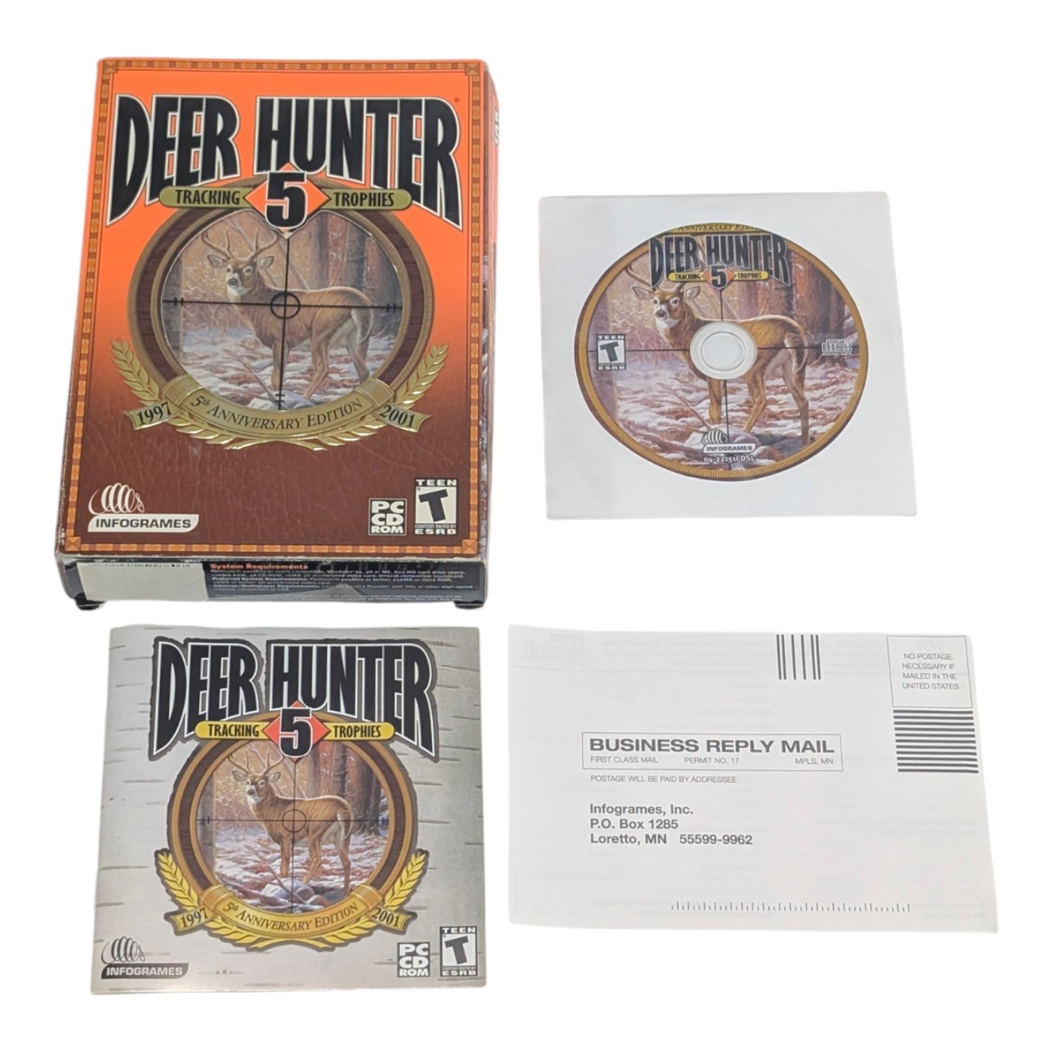 Deer Hunter 5 Tracking Trophies PC Game Complete in Box CIB USA Duty Paid