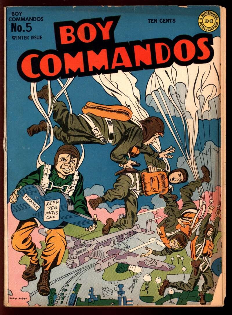 BOY COMMANDOS #5 1.5 // JACK KIRBY COVER 1943