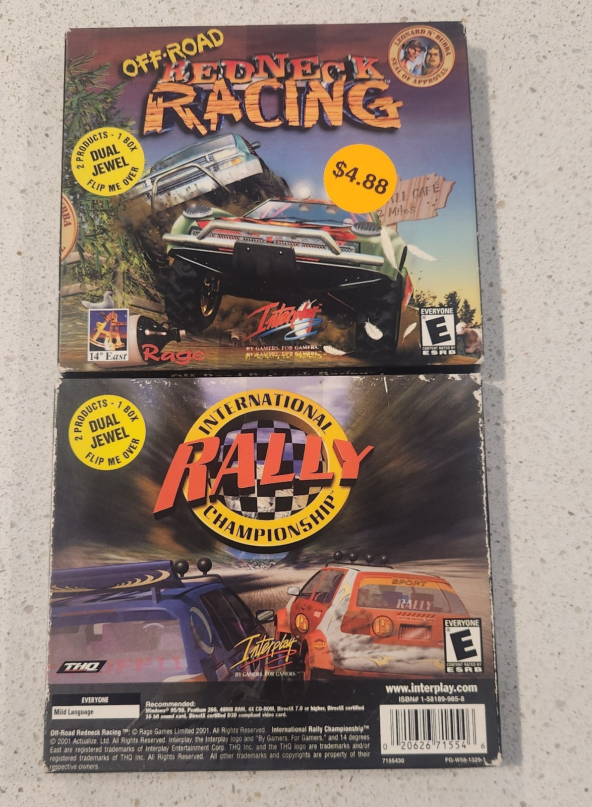 New, Sealed International Rally Championship off Road Redneck Racing (PC, 2001)