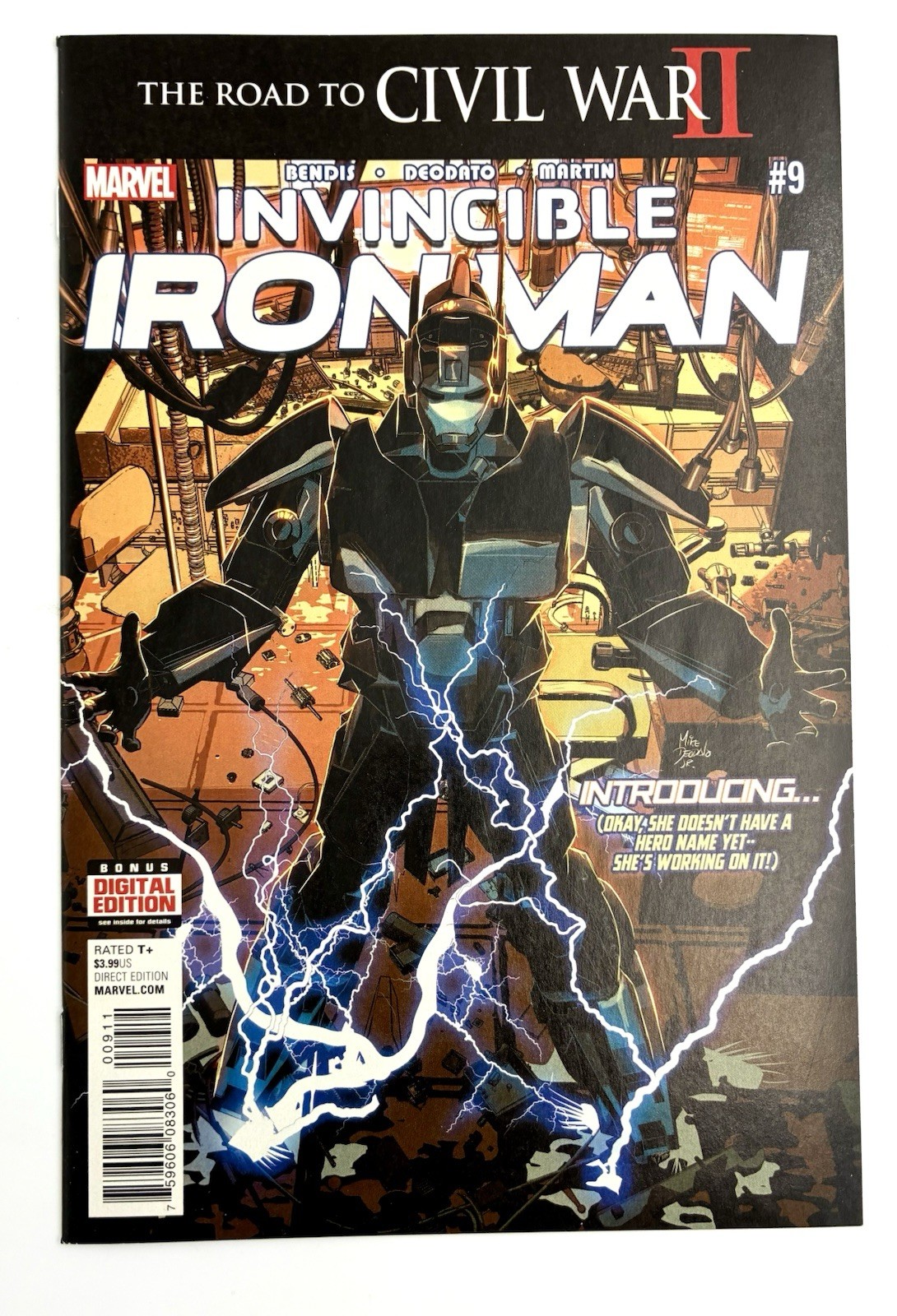 Invincible Iron Man #9 9.2 NM- 🔑 1st Riri Williams