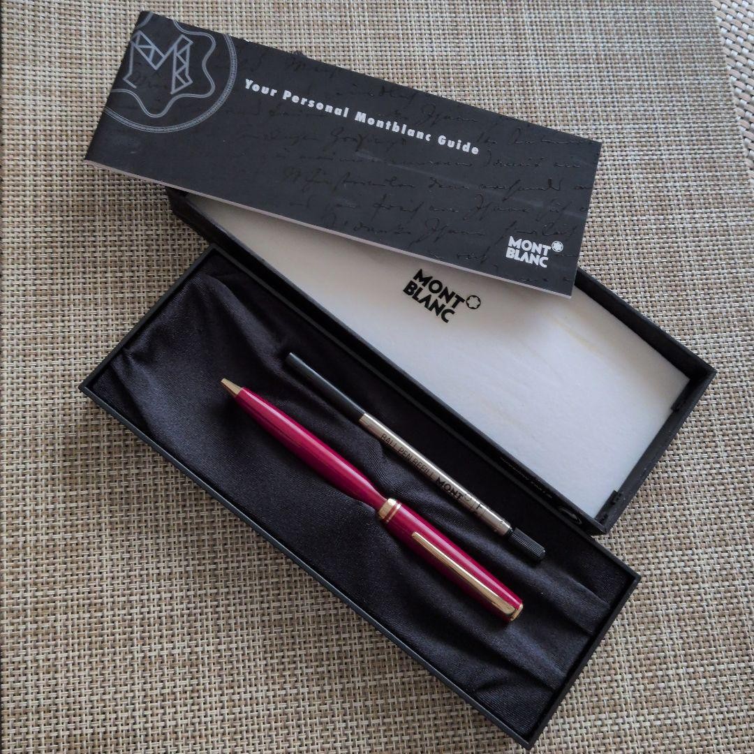 Montblanc Generation Ballpoint Pen Bordeaux Gold Trim Twist Retired Vintage