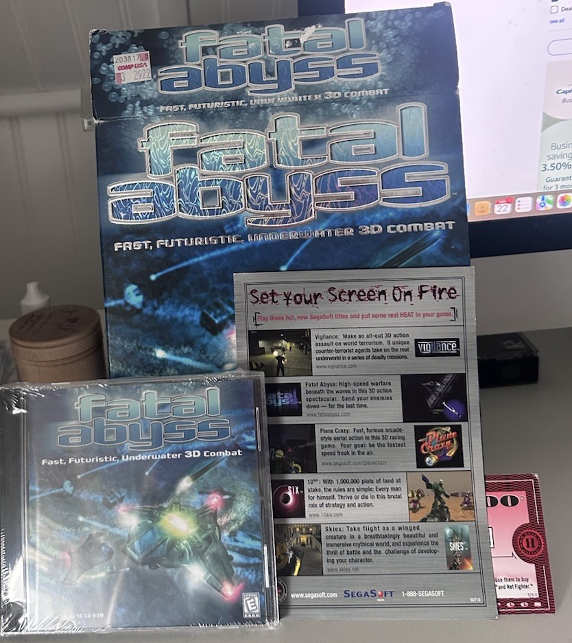 Fatal Abyss (PC-CD, 98) for Windows 95/98 - NEW Sealed Jewel Case; BIG BOX OPEN