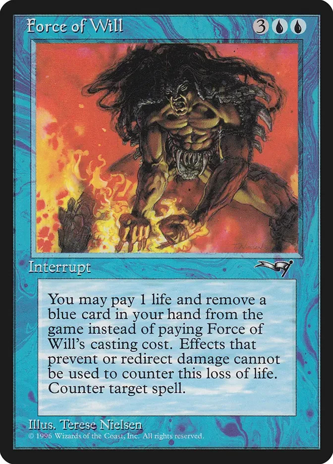 Force of Will  Alliances - Nonfoil Playtest