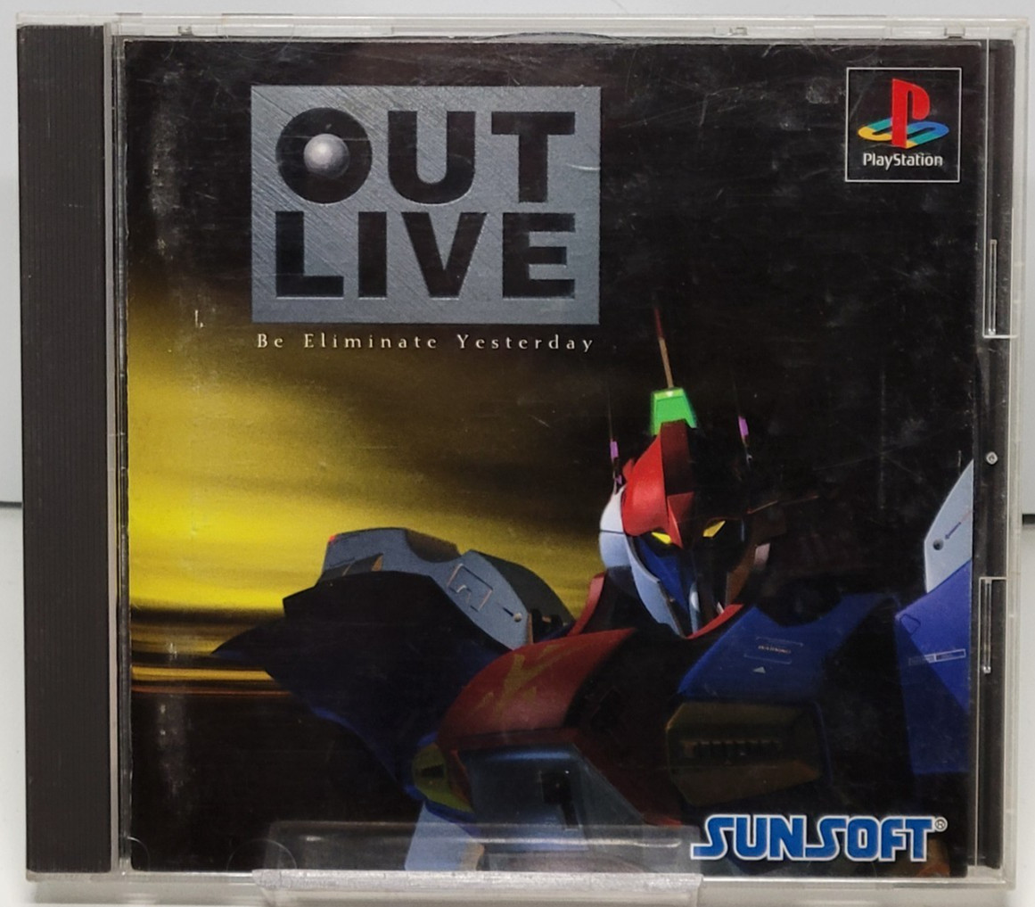 OUT LIVE Sony PlayStation PS1 Japan Import Mecha Sci-Fi Game Complete UnTested