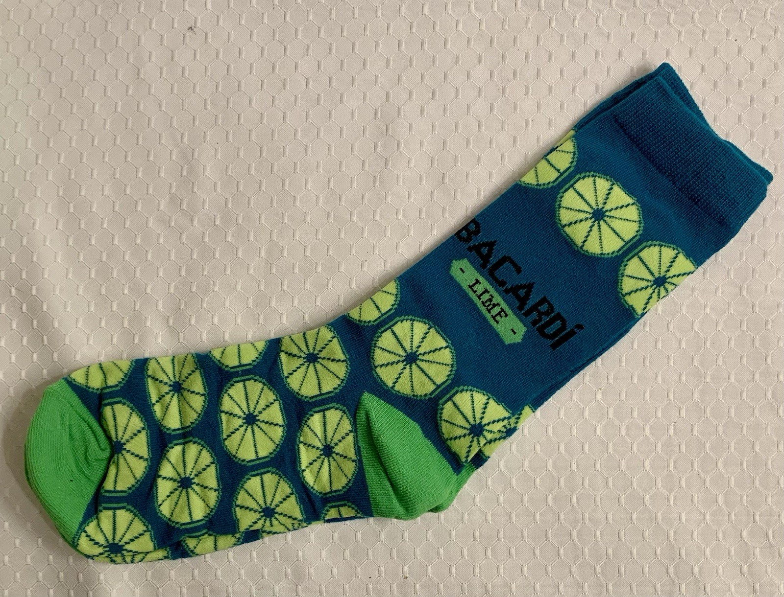 Bacardi Lime Rum Mens Fun Socks Do What Moves You Knock Your Socks Off