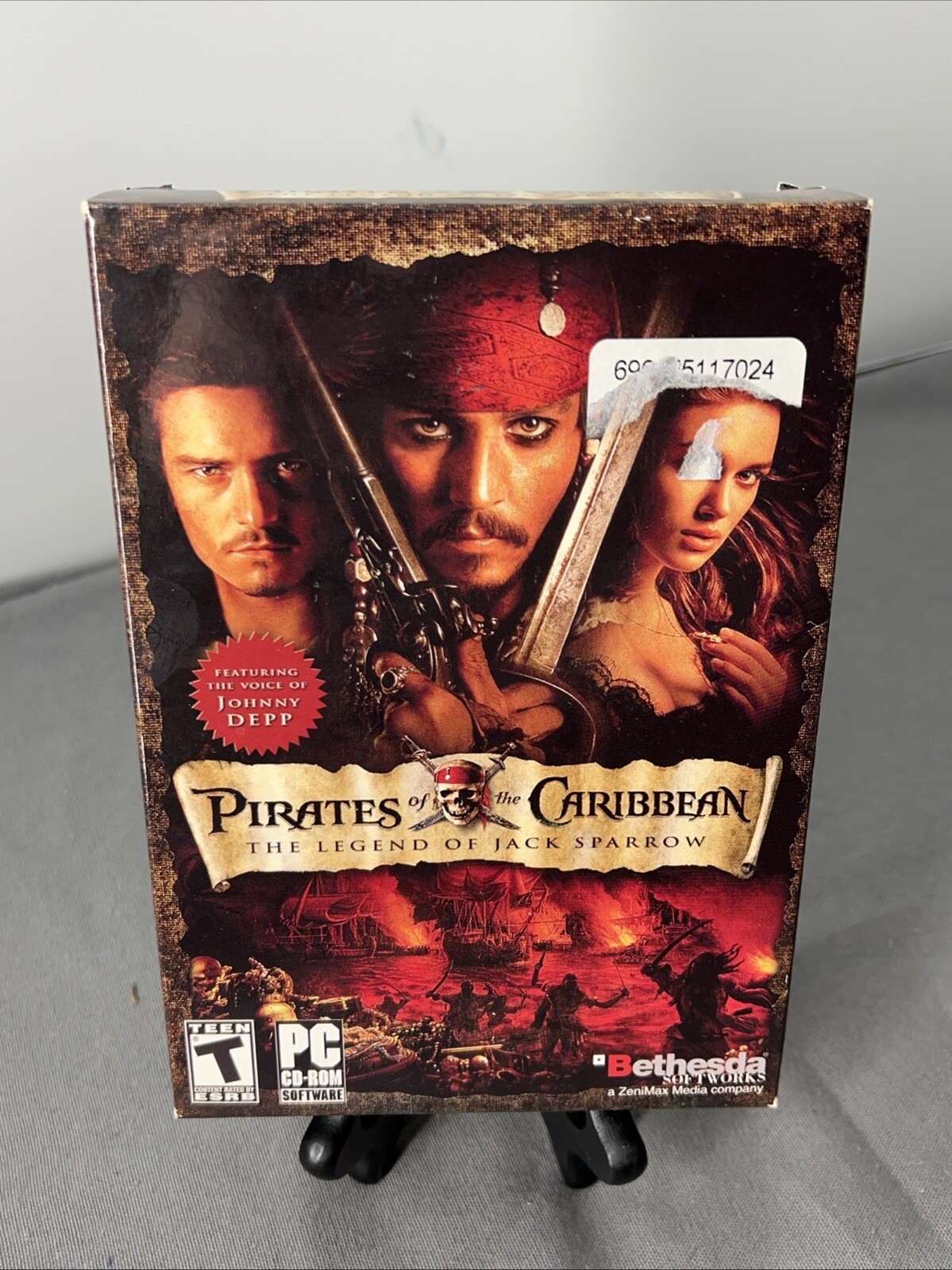 NEW Pirates of the Caribbean: Legend of Jack Sparrow 2006 Small Box PC Cardboard
