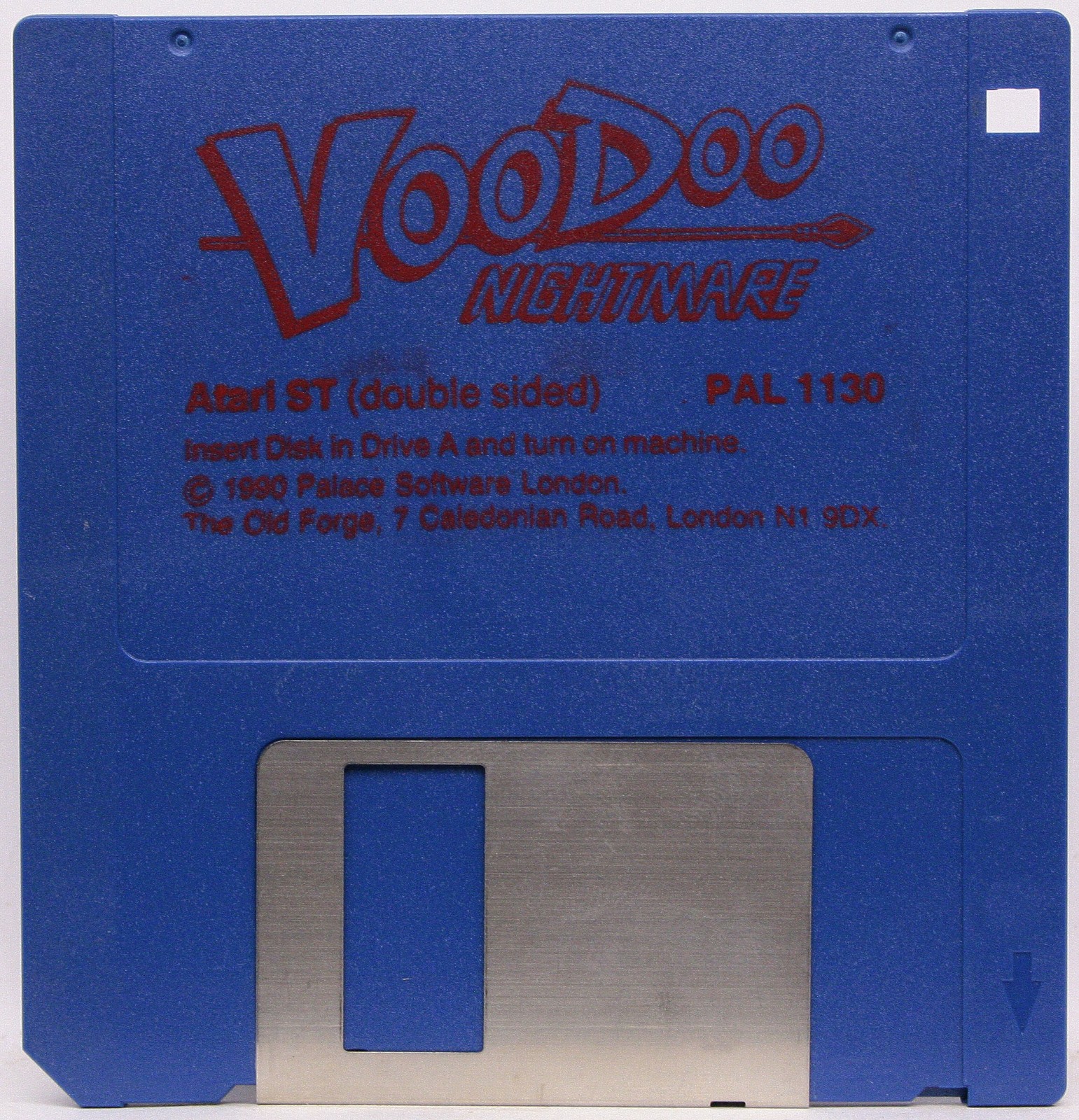 VOODOO NIGHTMARE A PALACE SOFTWARE 1990 TARI ST GAME USED EUR FR1 88802