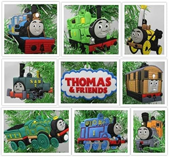 Thomas The Train Deluxe Christmas Ornament Set with Thomas and Friends