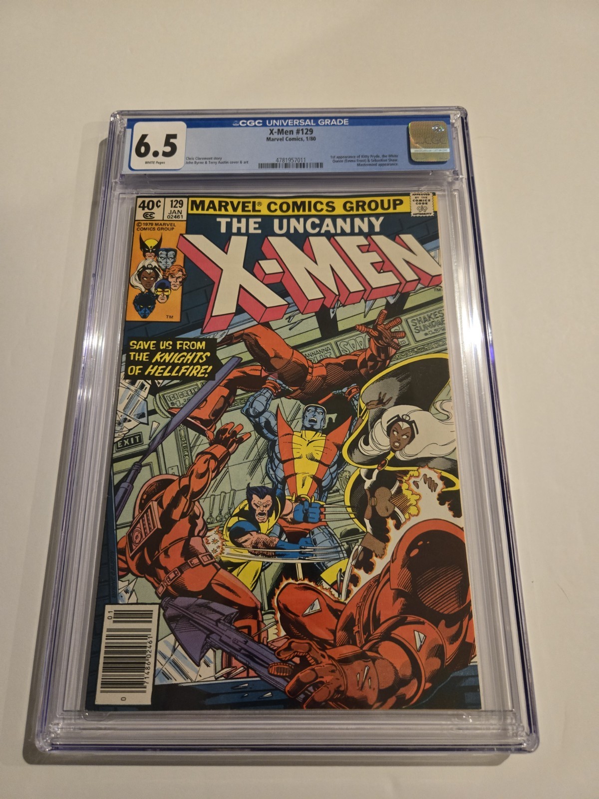 The X-MEN #129 CGC 6.5 Marvel 1980 1st App Kitty Pryde