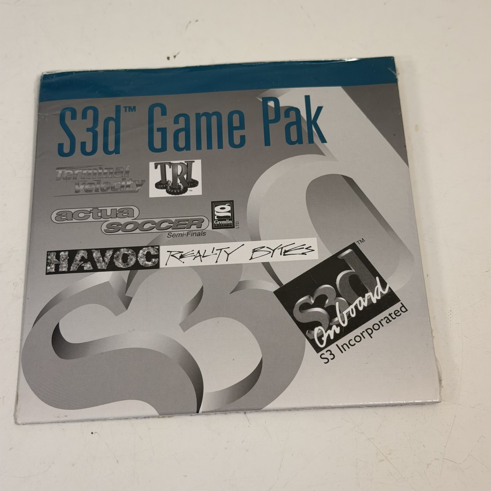 S3D Game Pak 1996 PC OEM Bundle Havoc Actua SockerTerminal Velocity PC  Game