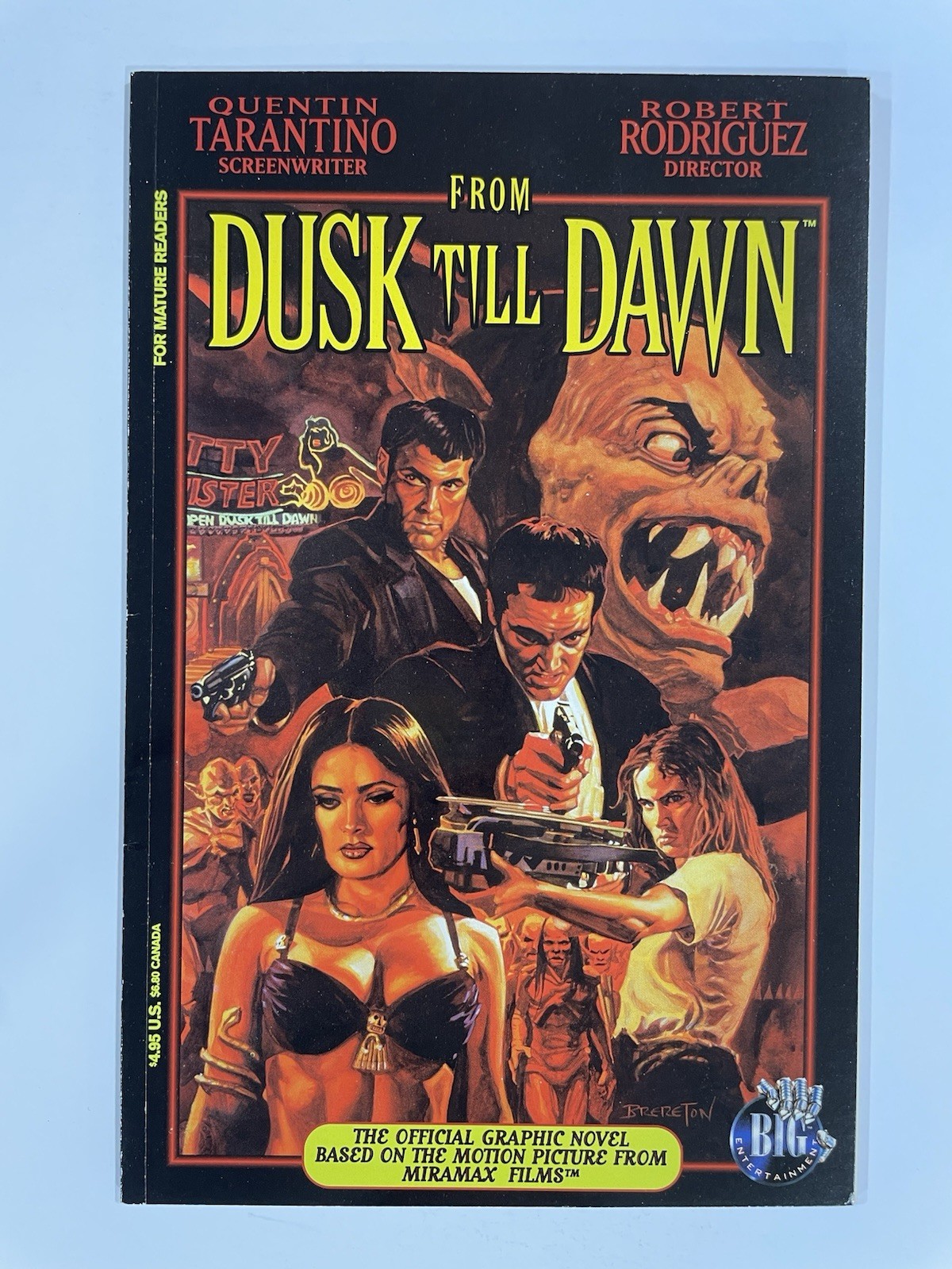 From Dusk Till Dawn Graphic Novel NM- Near Mint- 9.2 Big Entertainment 1996