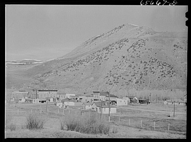 Photo:Hot Sulphur Springs Colorado 1900s Mountain Townscape
