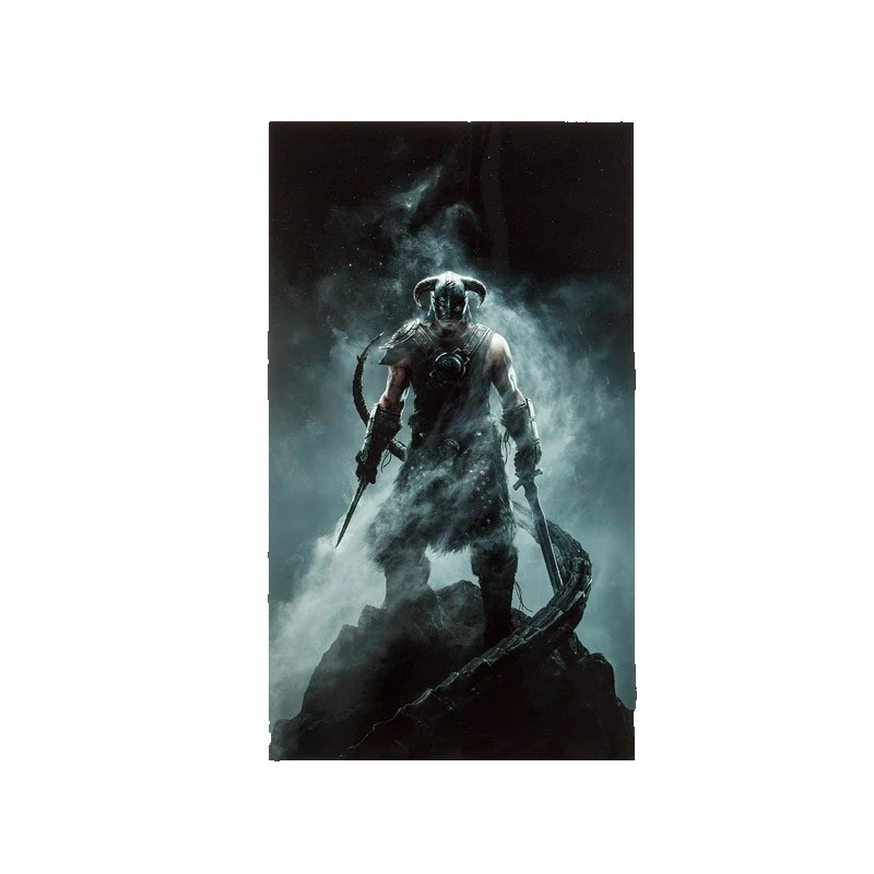 Elder scroll Skyrim Dragonborne metal art print #/100 2011 BETHESDA AUTHENTIC