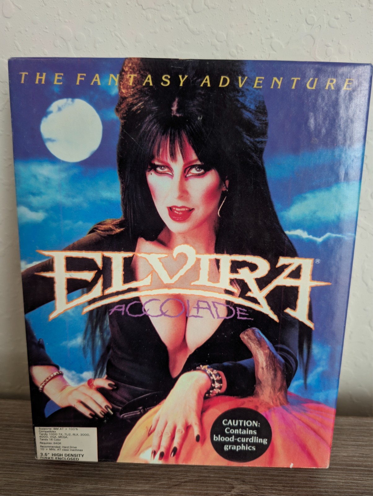 Elvira: Mistress of the Dark (PC, 1990) Big Box CIB 3.5