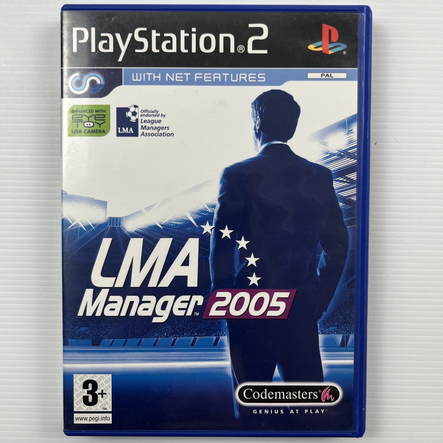 LMA Manager 2005 PlayStation 2 PS2 Video Game Football Soccer PAL Complete