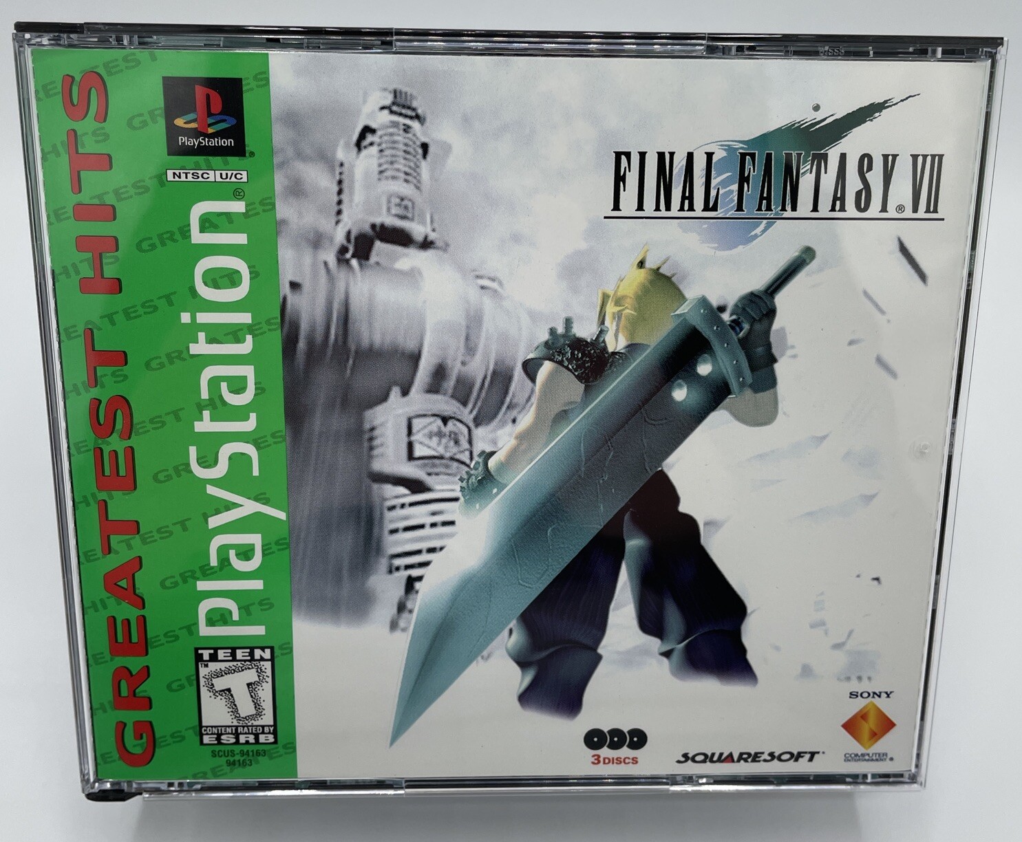 Final Fantasy VII 7 PlayStation 1 PS1 Complete CIB Greatest Hits