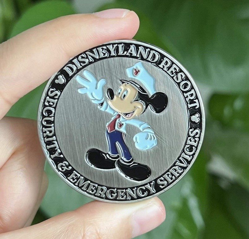 Disneyland Security Challenge Coin - 5 Keys to Success
