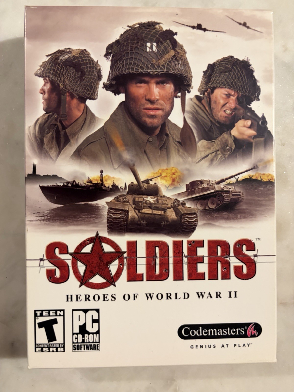 Soldiers: Heroes of World War II (PC, 2004) SEALED