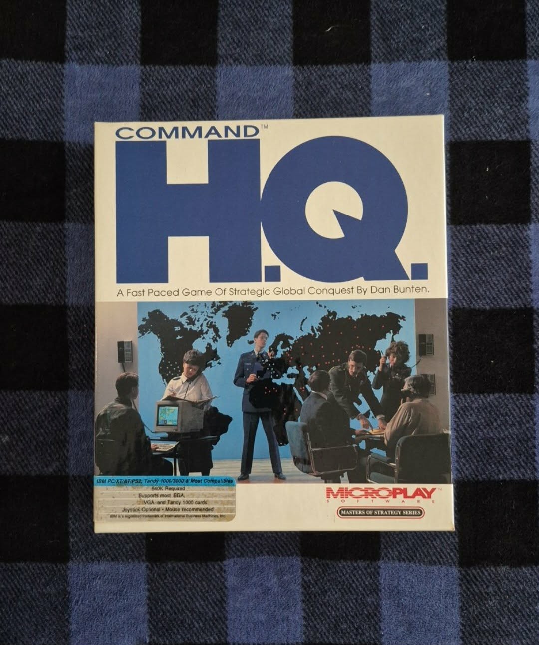 Command HQ 1990 MicroPlay MicroProse Big Box PC MSDOS Game