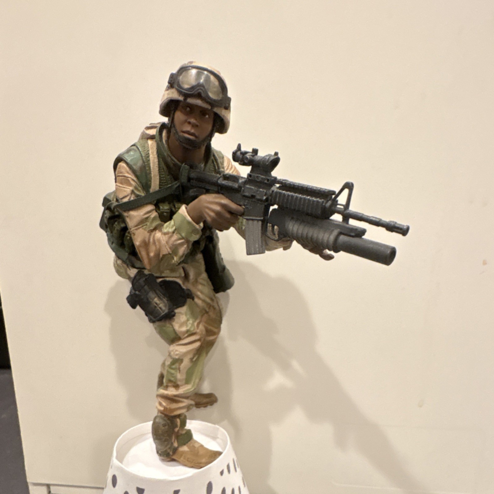 Army Desert Infantry Grenadier action figure from the McFarlane's Military